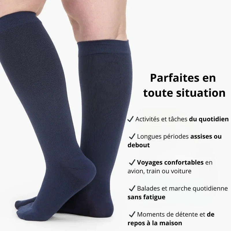 Chaussettes de Compression Anti-Douleur